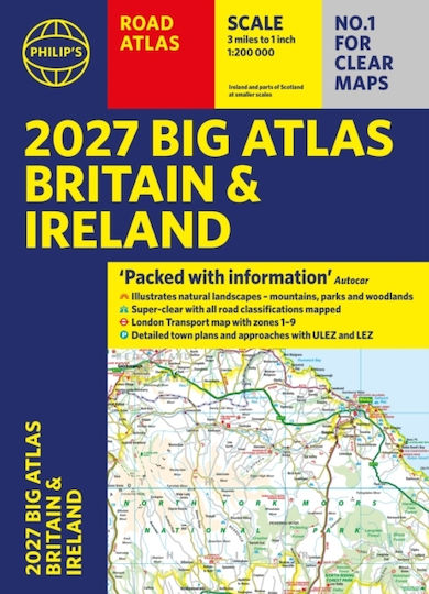 Philip's 2027 Big Road Atlas Of Britain And Ireland (a3 Paperback) - Octopus Publishing Group - Paperback / Softback