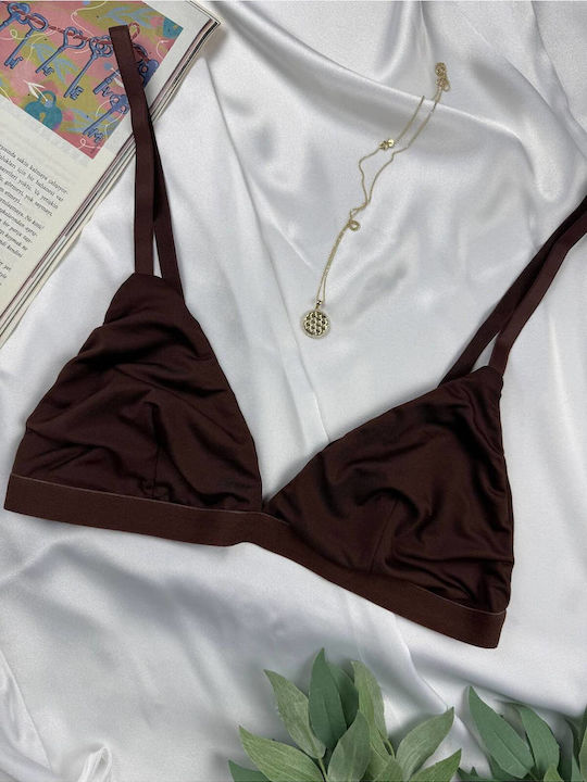 Enpapa Bralette Bra Triangular Silhouette Without Underwire Microfibres Supportive Effect Juicy Green · Enp-021042-v12174