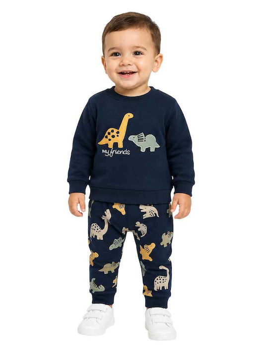 Funky Sweatpants Set Dunkelblau