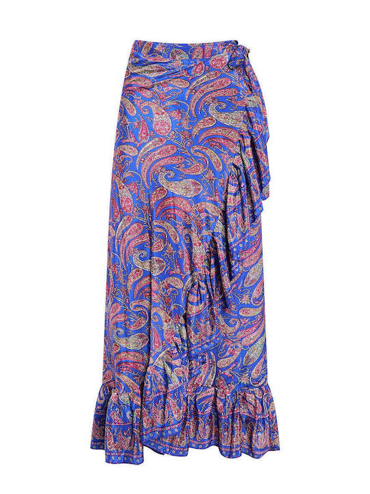Celestino Damenrock Maxi Karos Blau
