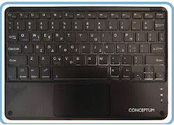 Conceptum BTOUCH-301GR Kabellose Griechische Tastatur