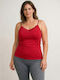 Sleeveless Women's Top With Lace Women's T-Shirt