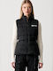 Women's Sleeveless Jacket for Spring/Autumn Black