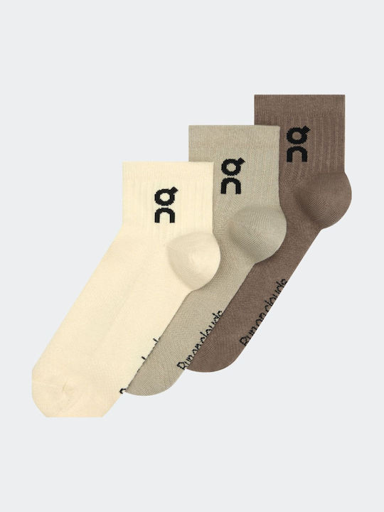 On Sportsocken Braun 3 Paare