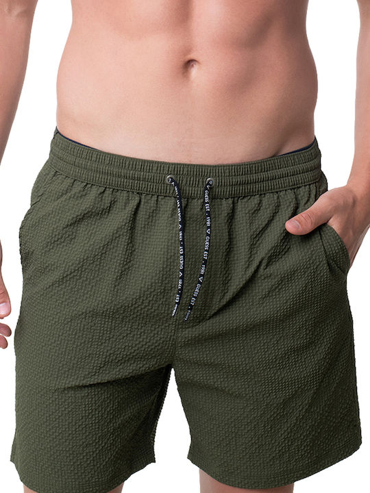 Guess Men's Swimwear Shorts Olive Morning