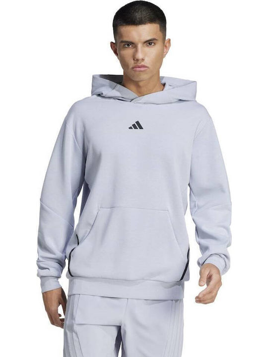 adidas Φούτερ Γκρι με Κουκούλα