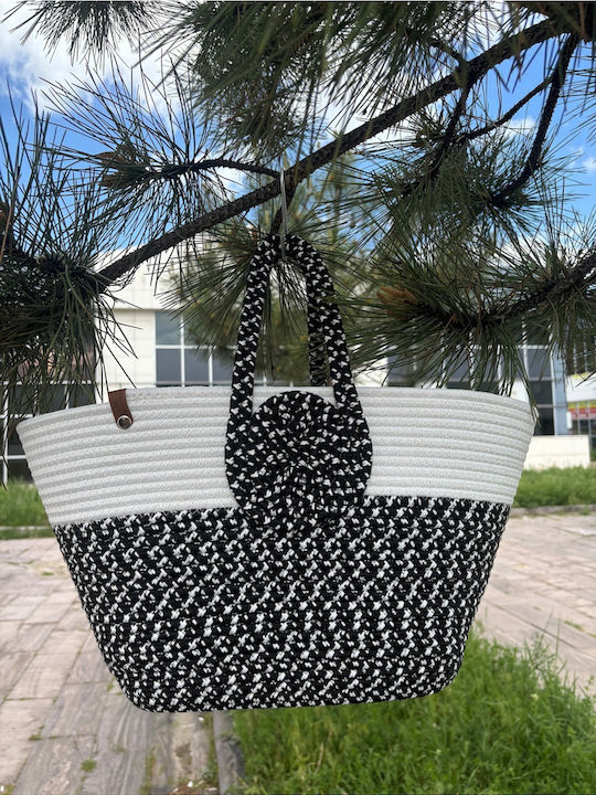 Ecru Wicker Beach Bag