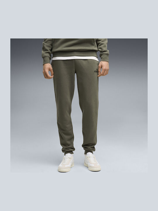 PUMA Ess No 1 Logo Sweatpants Khaki