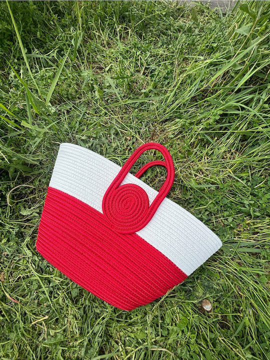 Korbweide Strandtasche Rote