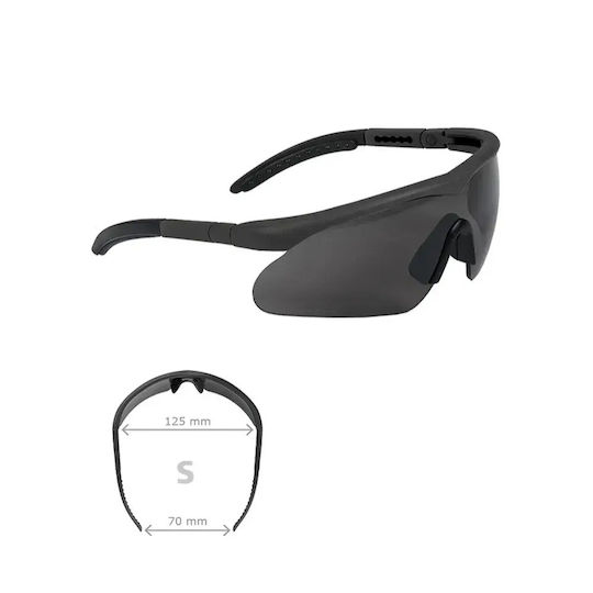 Swiss Eye Shooting Glasses Raptor with Anti-Glare and Anti-Scratch Protection Orange