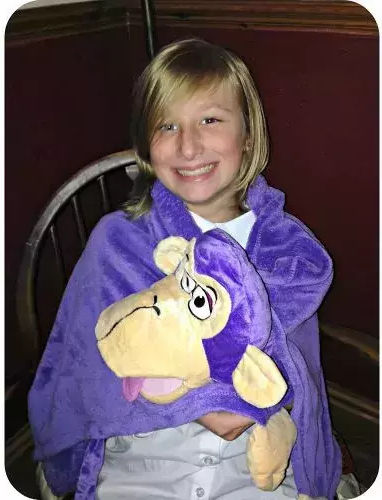 Одеяло Plush Toy Лилаво 100x70εκ.