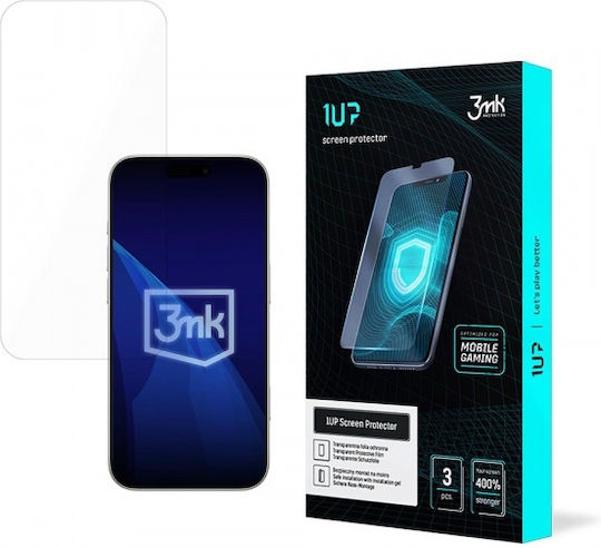 Folii Protecție Telefoane 3mk 1up Apple iPhone 17 Pro Max Sticlă Tempered Glass Cu Adeziv Complet Set 3 Bucăți