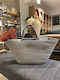 Wicker Grey Beach Bag