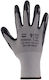 Axon Safety Gloves Grey Nitrile/Polyester