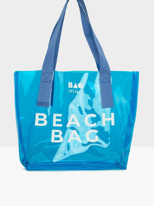 Fabric Blue Beach Bag
