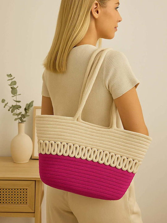 Enpapa Korbweide Strandtasche Lila