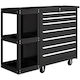 HomCom Wheeled Metallic Tool Chest