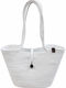 Enpapa Korbweide Strandtasche Weiß