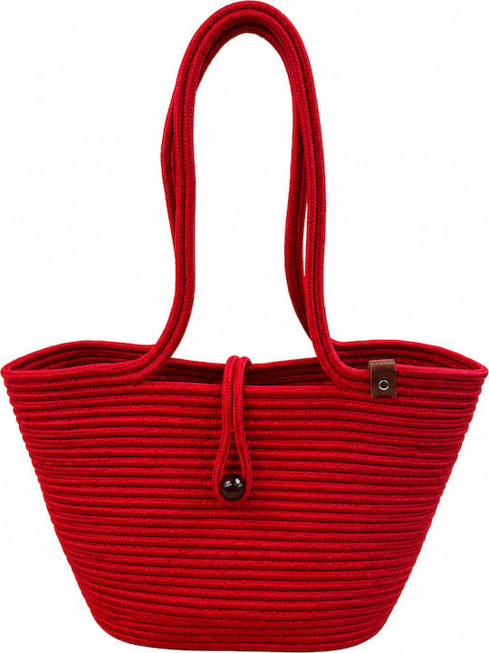 Korbweide Strandtasche Rote