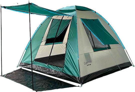 Panda Open Air 4 Sommer Campingzelt Igloo Türkis für 4 Personen