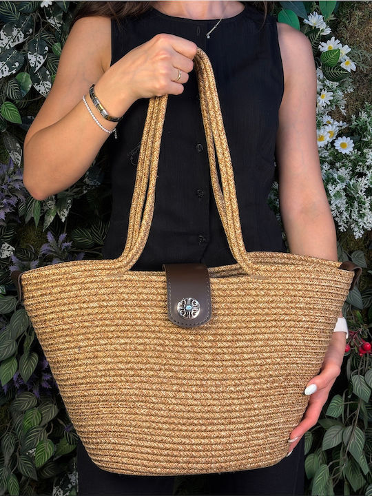 Korbweide Strandtasche Braun