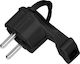 Orno Schuko Plugs Black