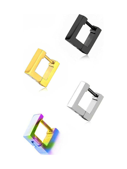 Set Earrings with Clip Made of Steel