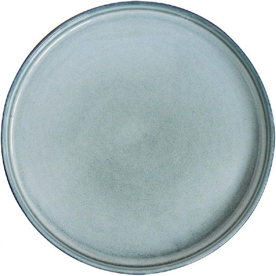 Easylife Shallow Ceramic Light Blue Plate 26cm