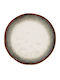 Easylife Shallow Porcelain Brown Plate Diameter 21cm