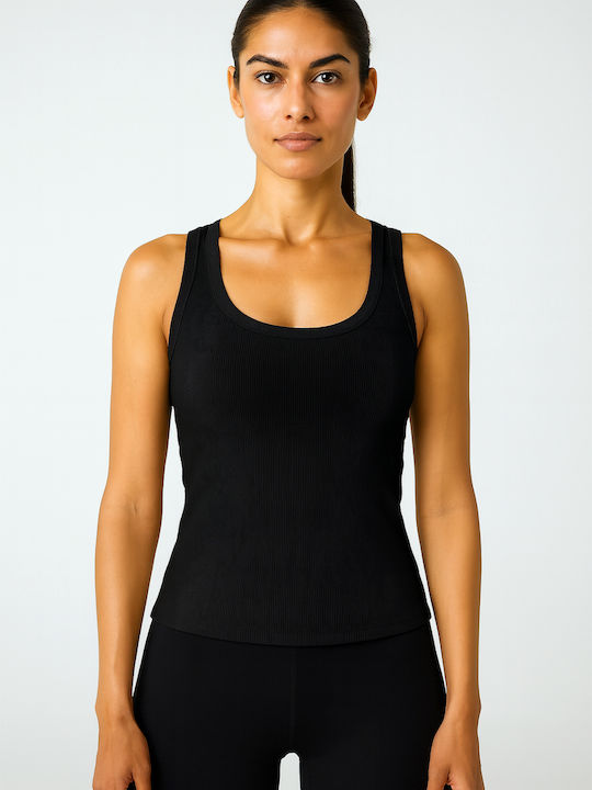 Sleeveless Black Women's Undershirt