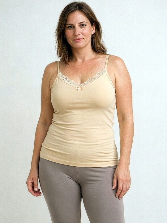 Sleeveless Black Women's Undershirt