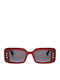 Dior Women's Sunglasses with Burgundy Horn-Rimmed Frame and Burgundy Gradient Lens