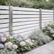 WPC Fence Plank Slatted 2 X 12 X 360cm White