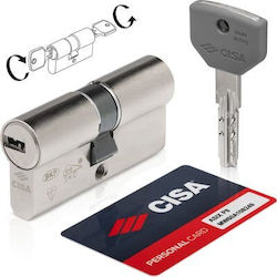 Cisa Asix P8 Sicherheitszylinder Doppelbetrieb 70mm 28x42 Nickel Cisa Asix P8 Sicherheitszylinder Doppelbetrieb 70mm 28x42 Nickel