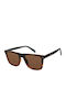 Prive Revaux Unisex Sunglasses with Brown Frame and Brown Lens