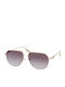 Longchamp Women Sunglasses with Gold Frame and Purple Lens