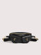 Δερμάτινη Γυναικεία Crossbody Τσάντα Noir