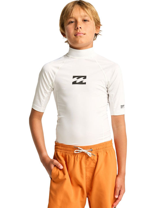 Billabong Kids Swimwear Rashguard Wht/White