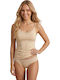Sleeveless Cotton Beige Women's Undershirt