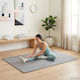 vidaXL Saltea de Gimnastică Pilates Gri (60x60x1cm)