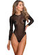 Lingering Ganzkörper-Bodysuit Mit Transparenz Langarm S M