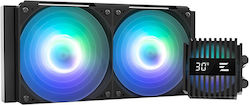 Zalman ALPHA2 V2 A24 AIO CPU Liquid Cooling with 2 120mm Fans and ARGB Lighting Zalman ALPHA2 V2 A24 AIO CPU Liquid Cooling with 2 120mm Fans and ARGB Lighting