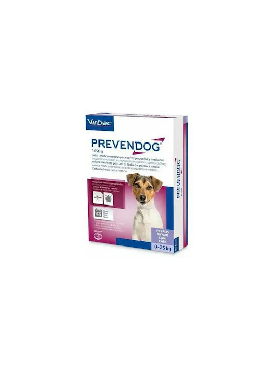 Virbac Prevendog Klein & Mittel Antiparasitisch Hundehalsband Exo-parasiten Hund 60cm 1 Stück