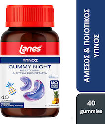 Lanes Gummy Night 40 Pineapple Gummies