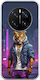 Θήκη Street Animals Tiger Honor Magic7 Pro Flexible Tpu Διάφανη Σιλικόνη