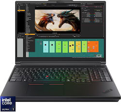 Lenovo ThinkPad P16 Gen 3 16" IPS FHD+ (Ultra 7-265HX/64GB/1TB SSD/RTX PRO 3000 Blackwell/W11 Pro) Черен (Международна английска клавиатура) Lenovo ThinkPad P16 Gen 3 16" IPS FHD+ (Ultra 7-265HX/64GB/1TB SSD/RTX PRO 3000 Blackwell/W11 Pro) Черен (Международна английска клавиатура)