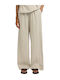 Pantaloni Dama Tesatura Bej