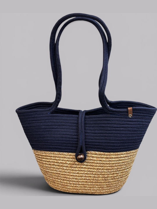 Mehrfarbige Korbweide Strandtasche