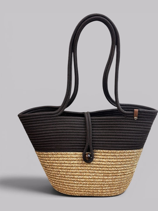 Mehrfarbige Korbweide Strandtasche