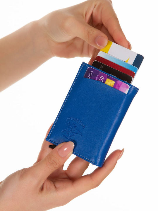 Ανδρικό Πορτοφόλι με RFID Μπλε
